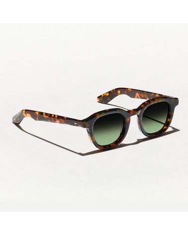 The Dahven Polychrome in Tortoise with Forest Wood Custom made Tint 3q view