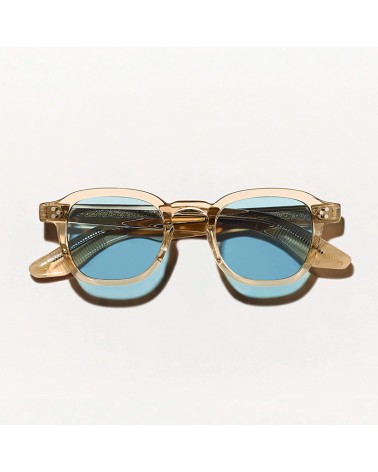 The Momza Sun in Cinnamon with Blue Glass lenses