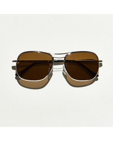 The Heldish Sun gold with cosmitan brown glass lenses