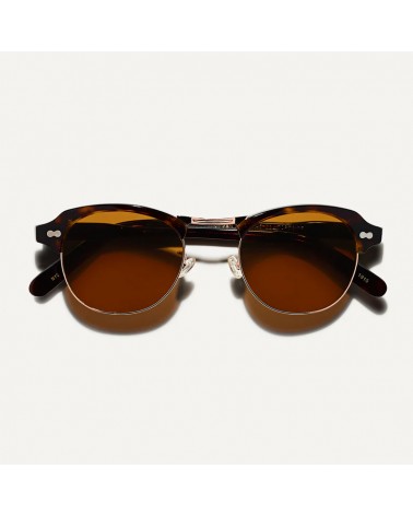 The Oygen Sun in Tortoise Gold with cosmitan brown glass lenses